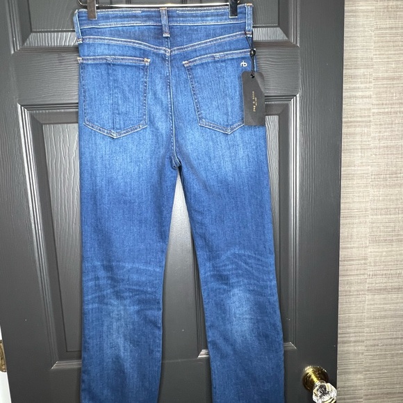 NWT Rag & Bone Nina Jeans High Rise Ankle Flair - Picture 12 of 12